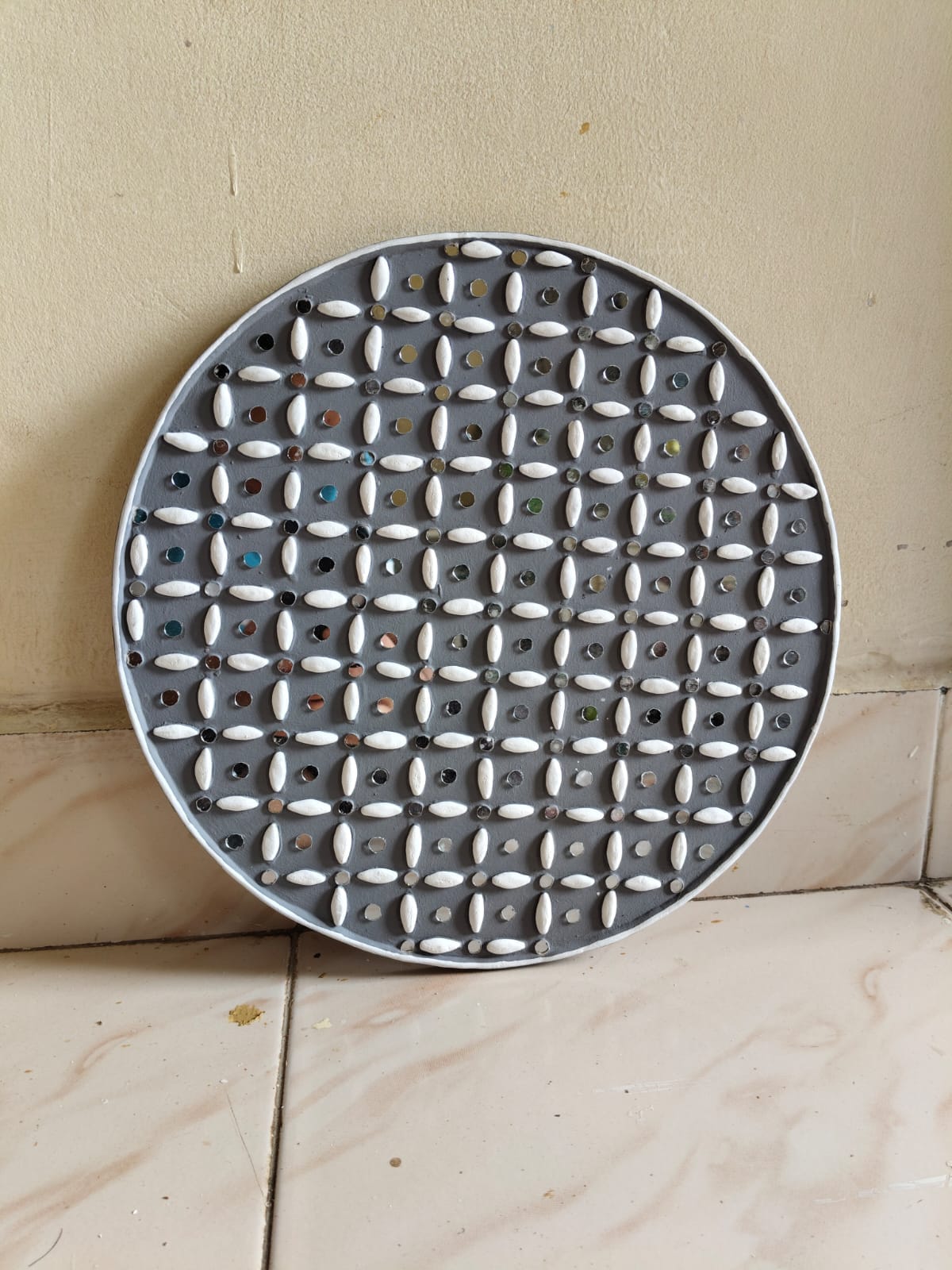 Floral Encast Platter